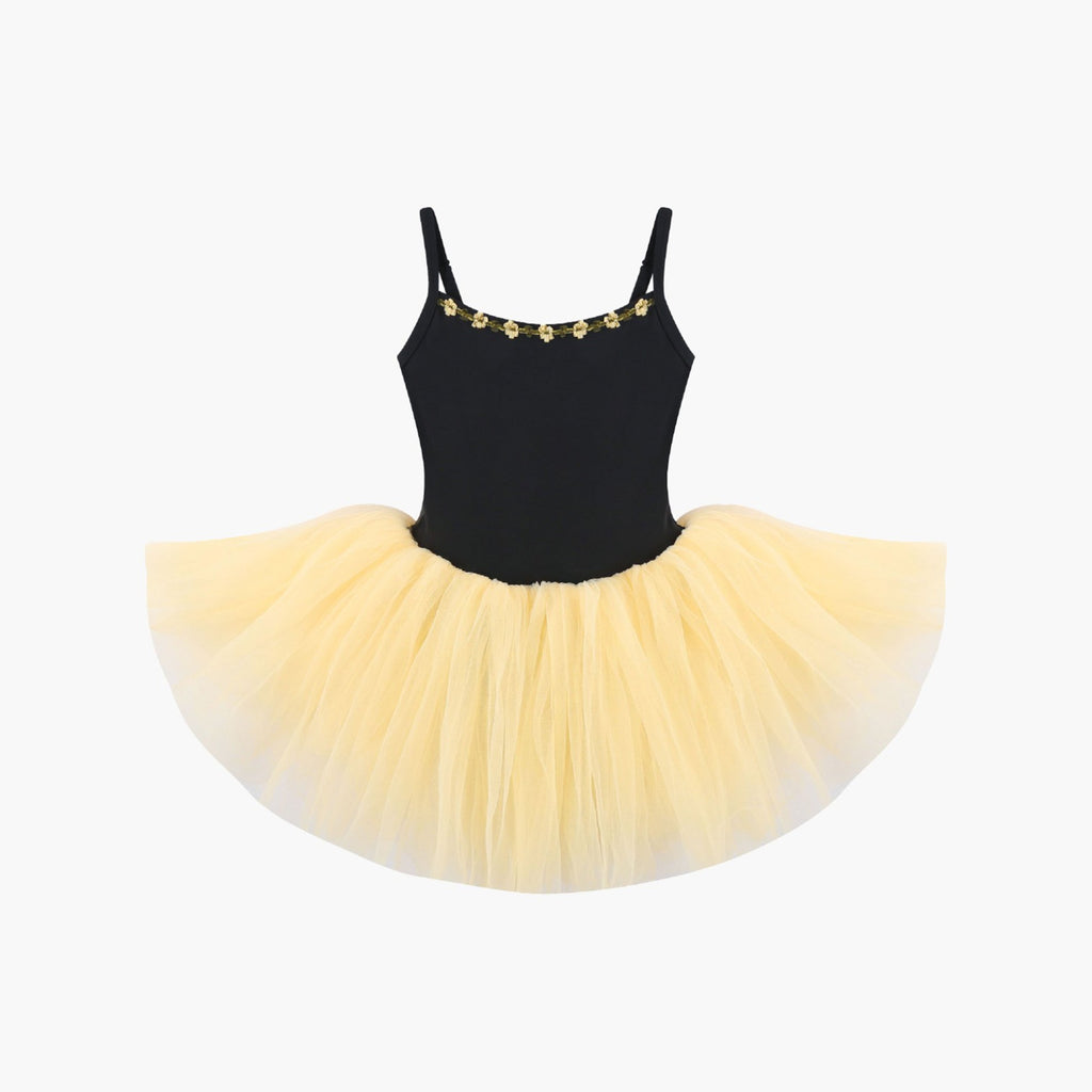 Girls Yellow Ballet Onesies