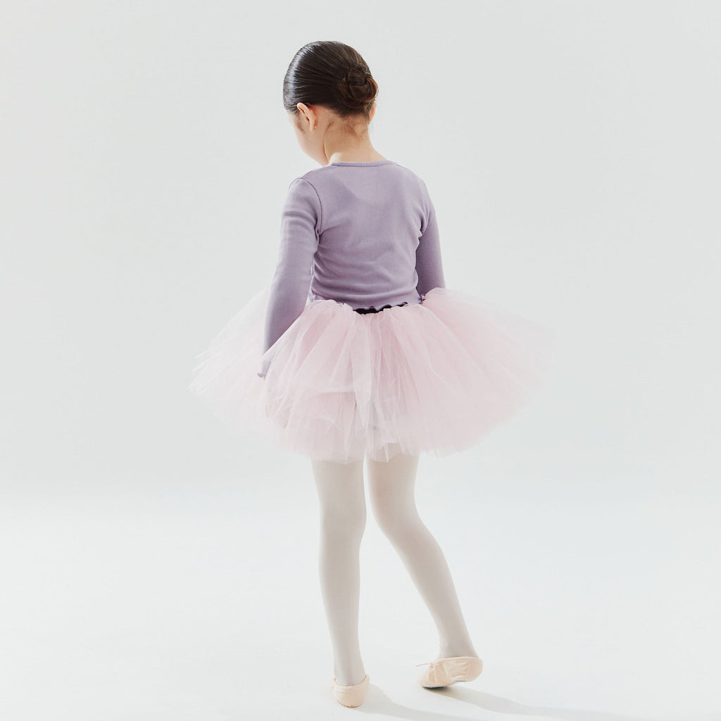 Girls Purple Ballet V-neck T-Shirt