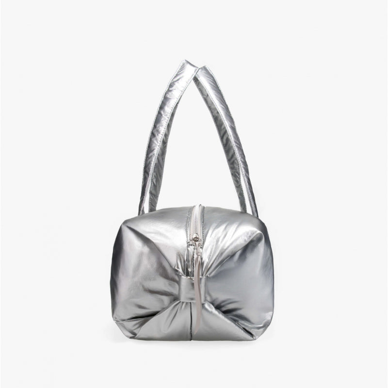 Girls Silver Ballet Bag(M:H18 x W35 x D22 cm)