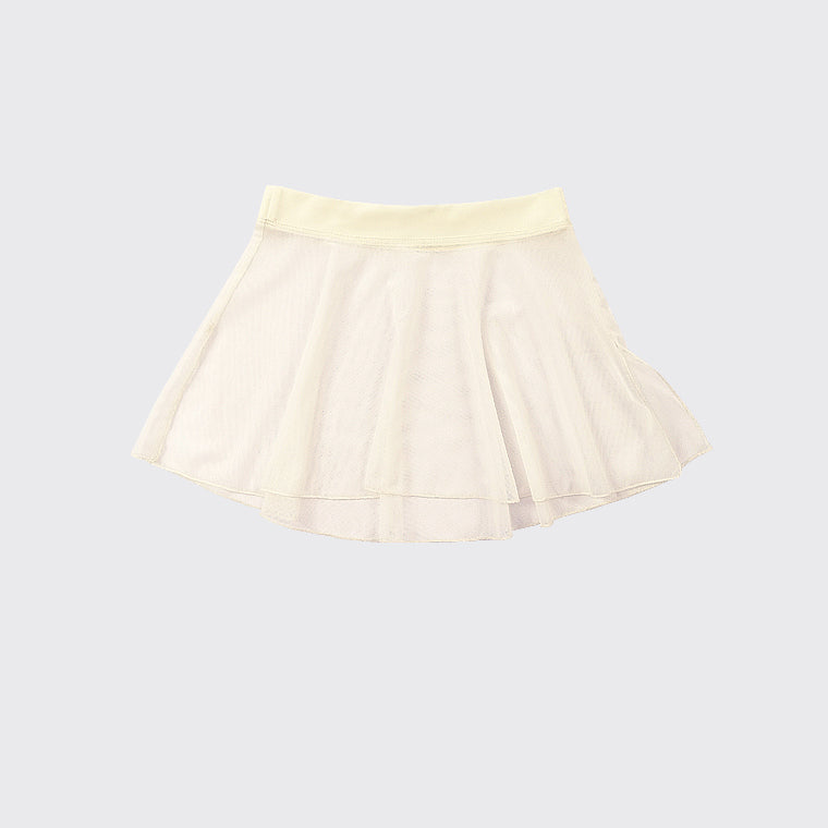 Girls White Ballet Skirt